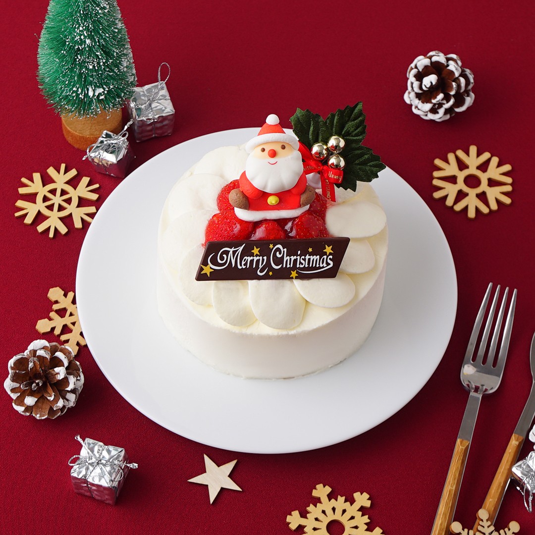 イチゴ生デコレーションケーキ 4号 12cm クリスマス2021