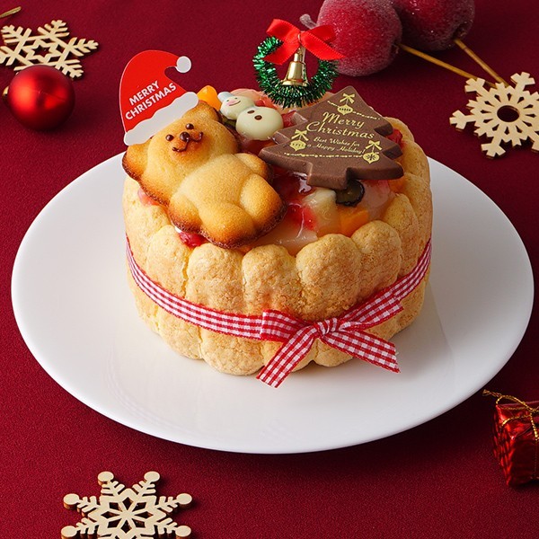 クリスマスケーキ2021 ファーストバースデーケーキ ホイップヨーグルトクリーム 3号 9cm【クリスマス2021】