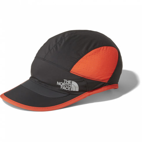 ノースフェイス ランニング キャップ Swallowtail Cap（スワローテイルキャップ） NN41970 KO 帽子 : ブラック×オレンジ THE NORTH FACE